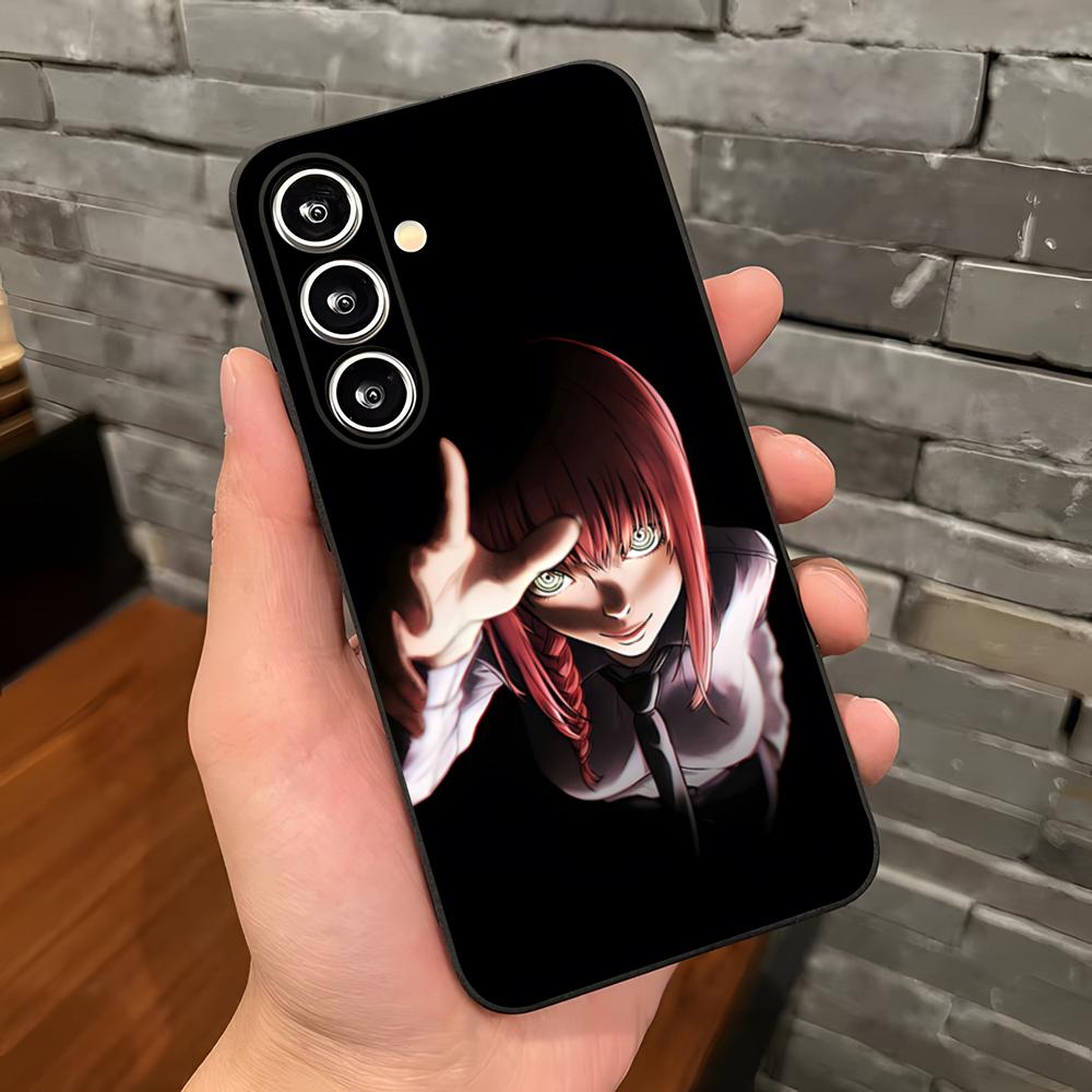Chainsaw Man Phone Case For Samsung A25 A13 A33 5G A54 A36 A35 A56 A52 A14 Shockproof Soft Cover