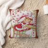 Cartoon Strawberry Shortcake Personalized Pillow Cover Kids Bedroom Wild Party Decor Pillowcase kid Birthday shower Gift