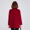 Women's New Chinese Style 100% Wool Lapel Coat