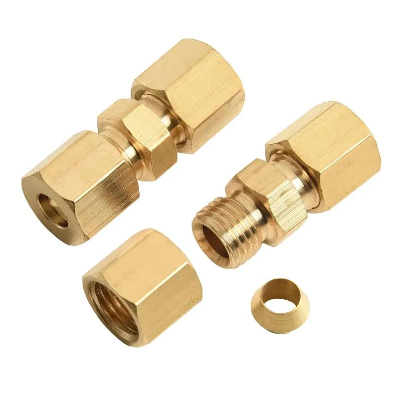 4/10PCS Universal Brake Line Connector For Brake Line Without Flaring 4.8mm 3/16 " Car Automobiles Accessories Part Set