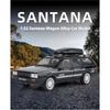 Масштабная модель автомобиля Volkswagen Santana 1:32, Крутые звуковые и световые эффекты, Сильный инерционный механизм, Изысканные настольные украшения, Рождественские подарки