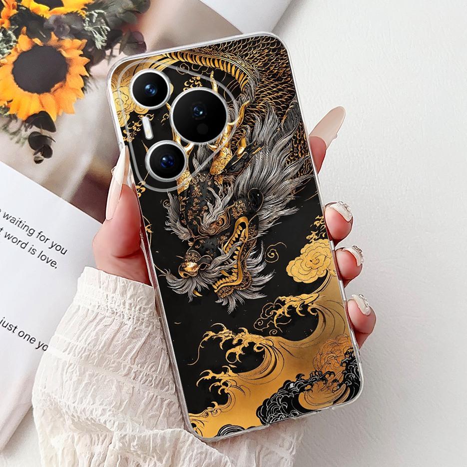 Чехол для Huawei Pura 70 Pro Plus, цветной чехол с рисунком цветов, мягкий тонкий чехол для телефона для Huawei Pura 70 Ultra Pura70 Pro 5G