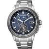 [Citizen] ATTESA AT9024-66L Eco-Drive Радиочасы - Синий циферблат