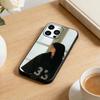 Чехол для телефона Singer-Morales A-Alpha для iPhone 17 16 15 14 13 12 Max Plus Силиконовый Черный Чехол