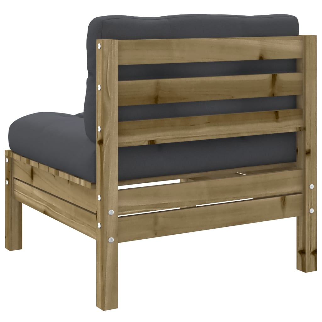 8 piece Garden Sofa Set with Cushions Pressure Treated Pine Wood