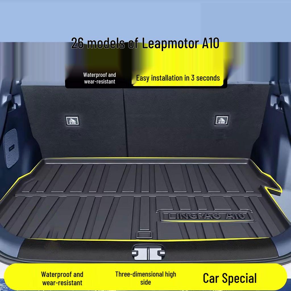 Коврик в багажник Leapmotor A10: Коврик из ТПЭ для багажника на 26 моделей - Автоаксессуары и Декор