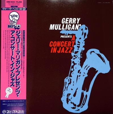 Виниловая пластинка CONCERT JAZZ BAND - Gerry Mulligan Presents A Concert I 20MJ0045 VERVE 1985 Япония Джаз Б/у