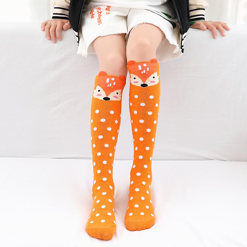 Infant Girls Warmer Ankle Lovely Cartoon Over Knee Socks for Baby Girls Unicorn Knee Long High Toddler Child Colorful Socks