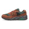 New Balance Мужские 580 Говядина и Брокколи Унисекс Кроссовки Коричневый Махагон Ночной Дозор-Зеленый MT580RTB