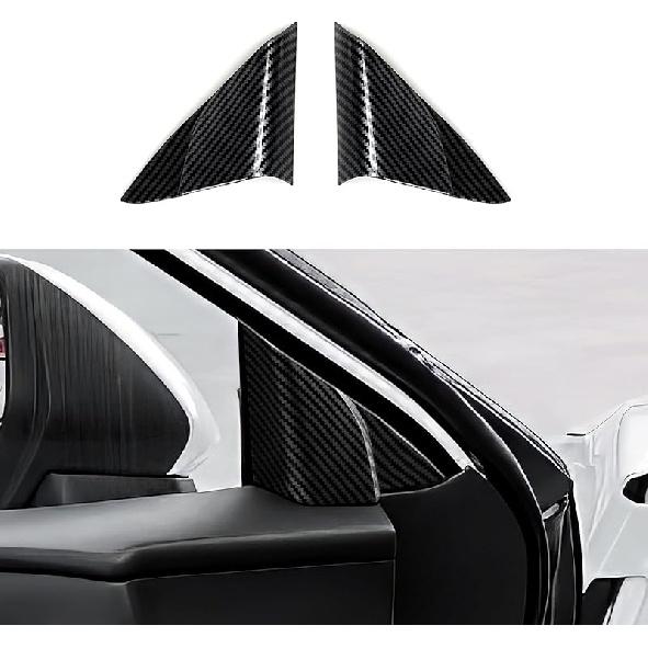 Car Air Vent Frame Center AC Trim Carbon Color ABS Decal Sticker Compatible With 8Th Gen Toyota Camry XV70 Accessories - For -2024 ONLY