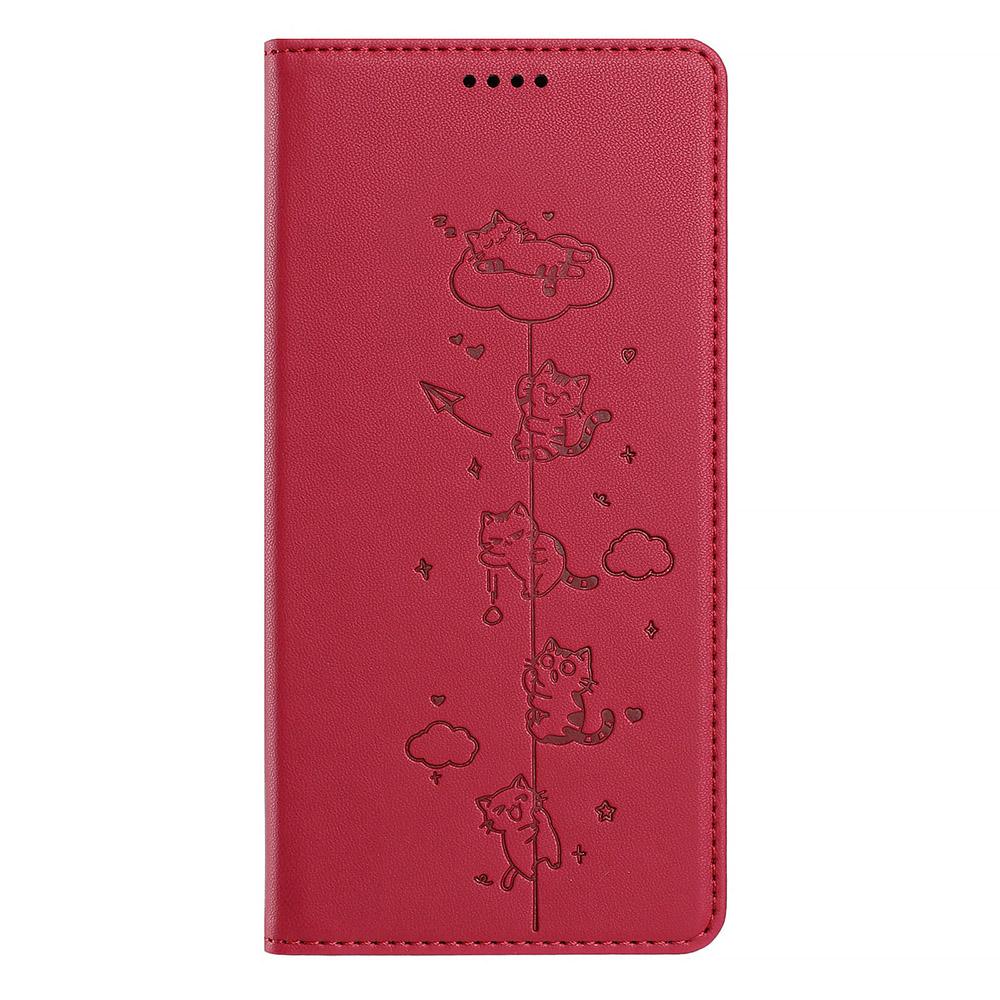 Милый кожаный чехол-книжка с котиком для Doogee Note 56X 56 58 59 N60 Pro N55 Plus, с карманом для карт, RFID-защитой, чехол для телефона