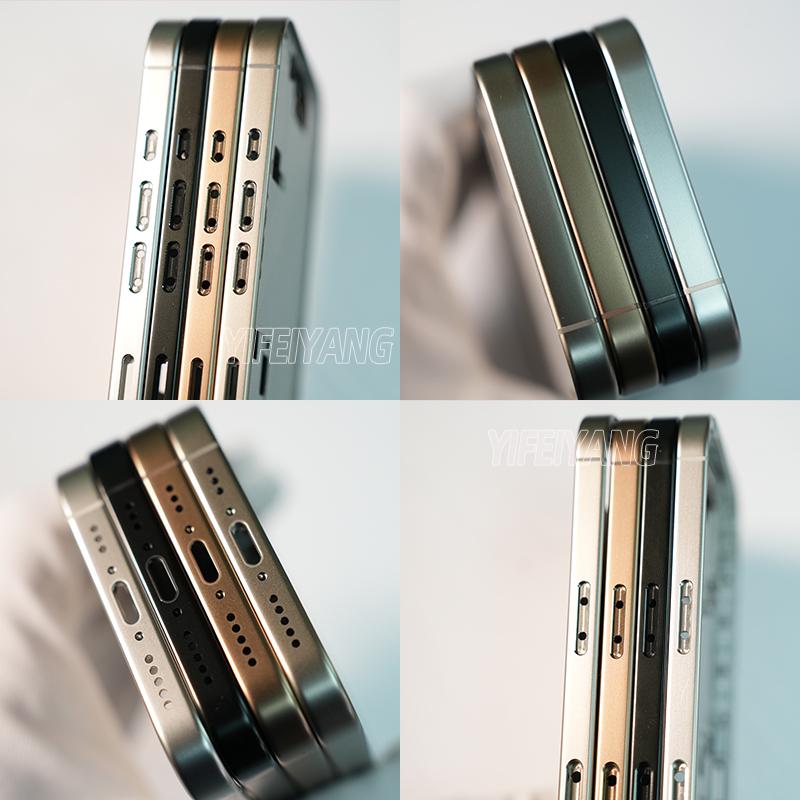 Back housing For iphone 16-16plus-16Pro Max Battery Back Cover Rear Door Middle Chassis Frame + SIM Tray Side Key Parts