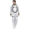 Dress Up Astronaut Costume Halloween Spaceman Jumpsuit Cosplay Outfit  Carnival Theme Party