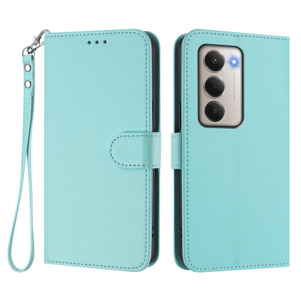 For Xiaomi Redmi 15 4G (EU) (171mm) Leather Case Wallet Stand Phone Cover with Wrist Strap