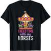 Carousel Horse Merry-Go-Round Design for Girls T-Shirt(1)