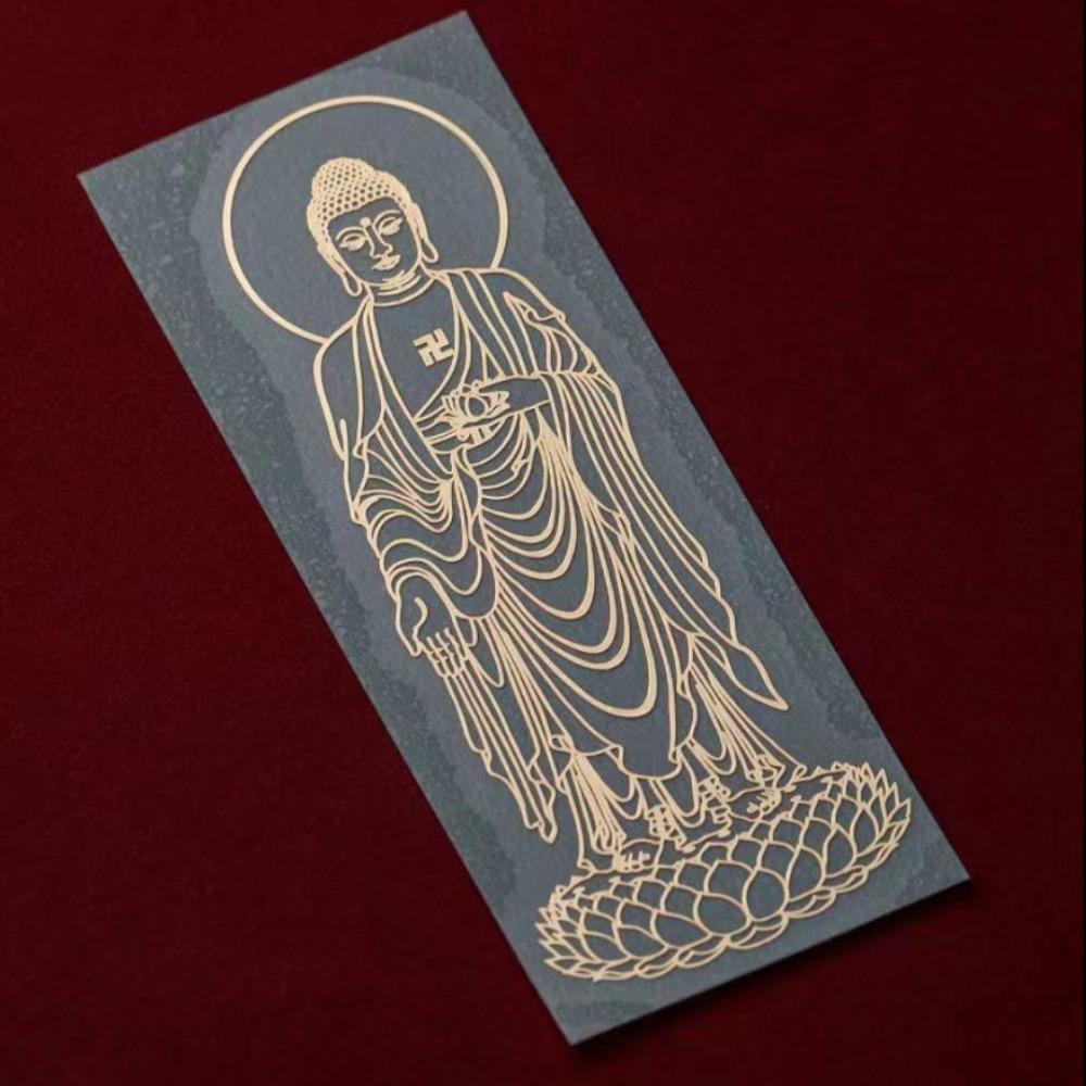 Lucky Charm Mobile Phone Sticker Chinese Zodiac Phone Case Stickers DIY Buddhist Sticker Phone