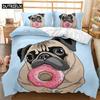 Комплект постельного белья для собак 3D Queen Bedding Duvet Cover Set Bedding Bed Cover Cotton Queen Bed Cover Set Bed Set Bedding