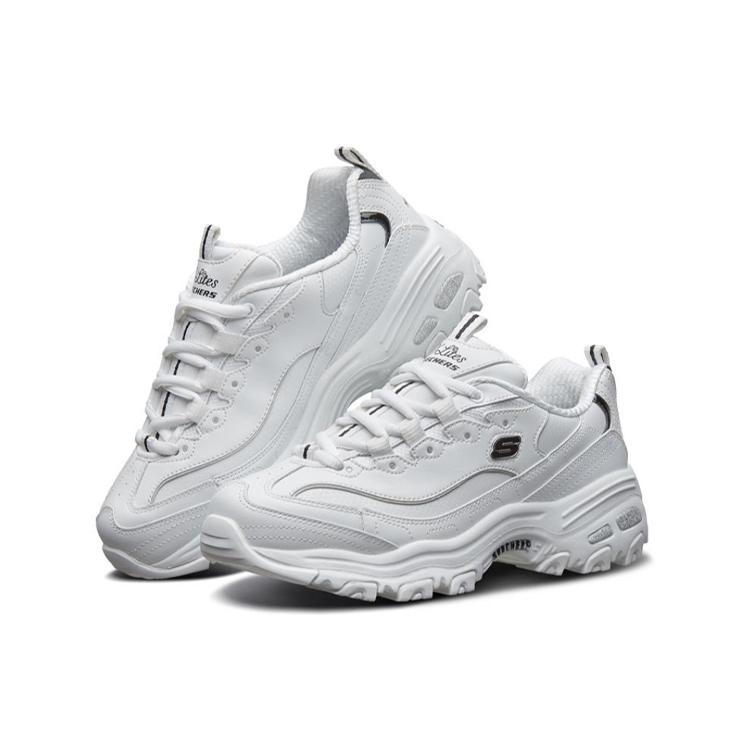 Skechers D'Lites Gs Белый/Черный Женские 11931-WBK