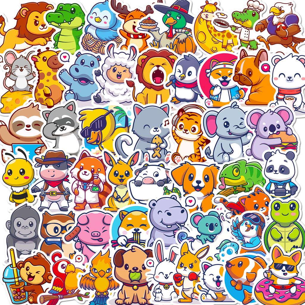 50Pcs New Stickers Cute Stickers Notebook Mobile Phone Stickers