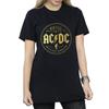 AC/DC Womens/Ladies Rock N Roll Damnation Cotton Boyfriend T-Shirt