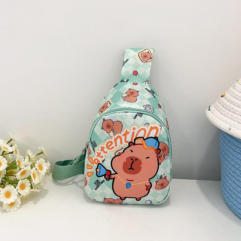 Новая сумка-мессенджер для мальчиков и девочек, милая мультяшная, большой вместимости, повседневная, универсальная, на плечо, детская нагрудная сумка