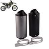 1piece 28mm / 1.1inch Black / Silver Exhaust Silencer for 50cc 110 125cc / Motorcycle Dirt Pit Bike ATV Quad 4 Wheeler with Mounting Clamp
