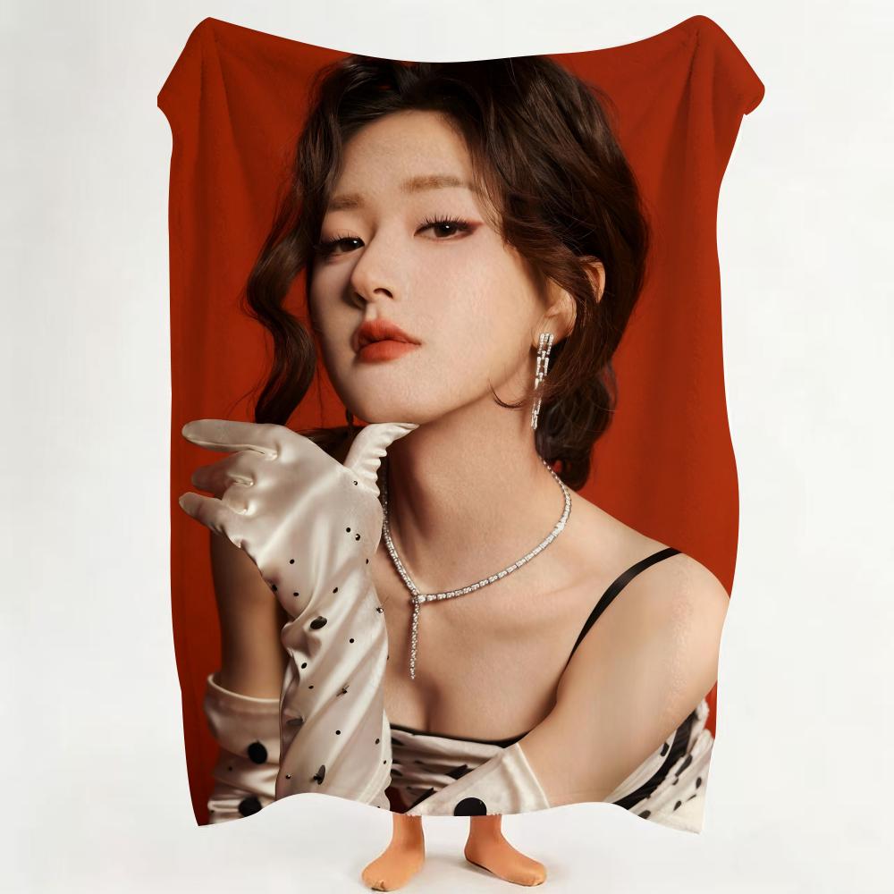 Celebrity Z Zhao L Lusi Throw Flannel Throw Blanket Suitable for Sofa Living Room Bedroom