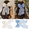 Cute Bow Tie Ribbon Hair Clip Oversized Rear Spoon Clip New Hair Ribbons