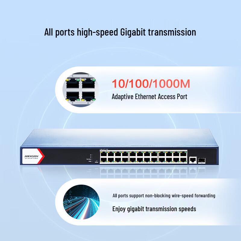 HIKVISION 26-Port Gigabit Managed PoE Surveillance Switch