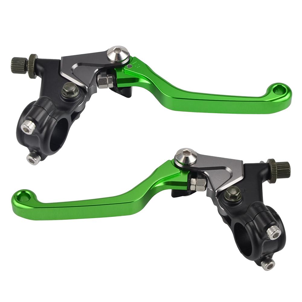 For Kawasaki KLX250 1979-1980 CNC Shorty Brake Clutch Lever Kit KX 60 80 125 250 400 450 KE KD KDX 80 100M 125 175 200 250 420 Throttles 2