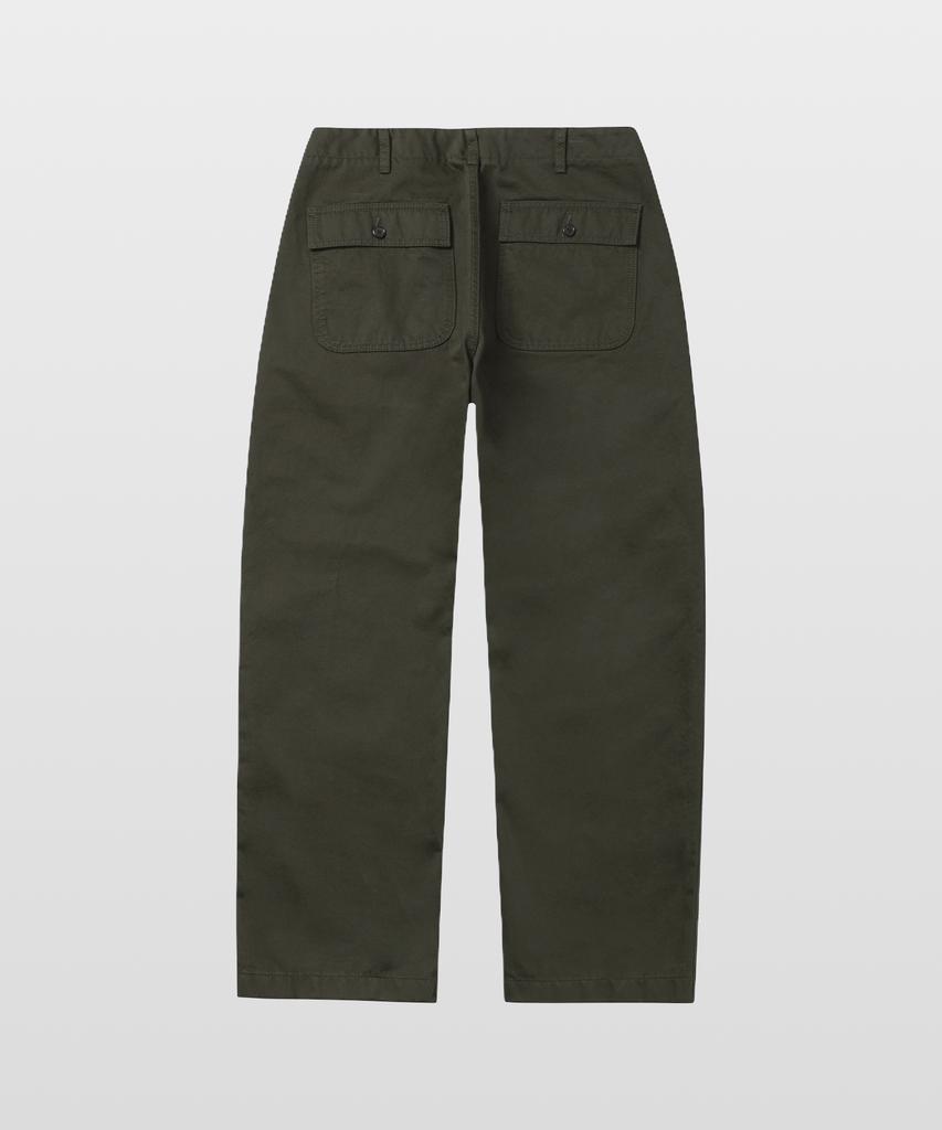 MANNERGRAM 1950 Classic Roadside Fatigue Pants Dark Olive