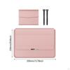 Laptop Sleeve Case Computer Bag Carrying PU Leather Stylish for 13/14inch with Invisible Stand