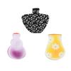 Mini Acrylic Vase Refrigerator Magnet 3D Plants Flower Holder Miniature Vase Fridge Magnet Home Office Kitchen