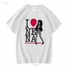 NENA 99 Luftballons Тур по Америке Футболка Маленькая с длинным или коротким рукавом винтажная Стираная Повседневная мода Мягкая Унисекс с принтом