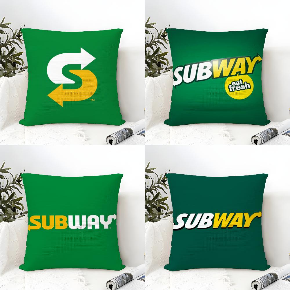 Ресторан быстрого питания S-Subway Llc Наволочка Льняные Чехлы для Подушек Для Декоративного Дивана Домашние Чехлы для Подушек Чехлы для Подушек Автомобильного Сиденья