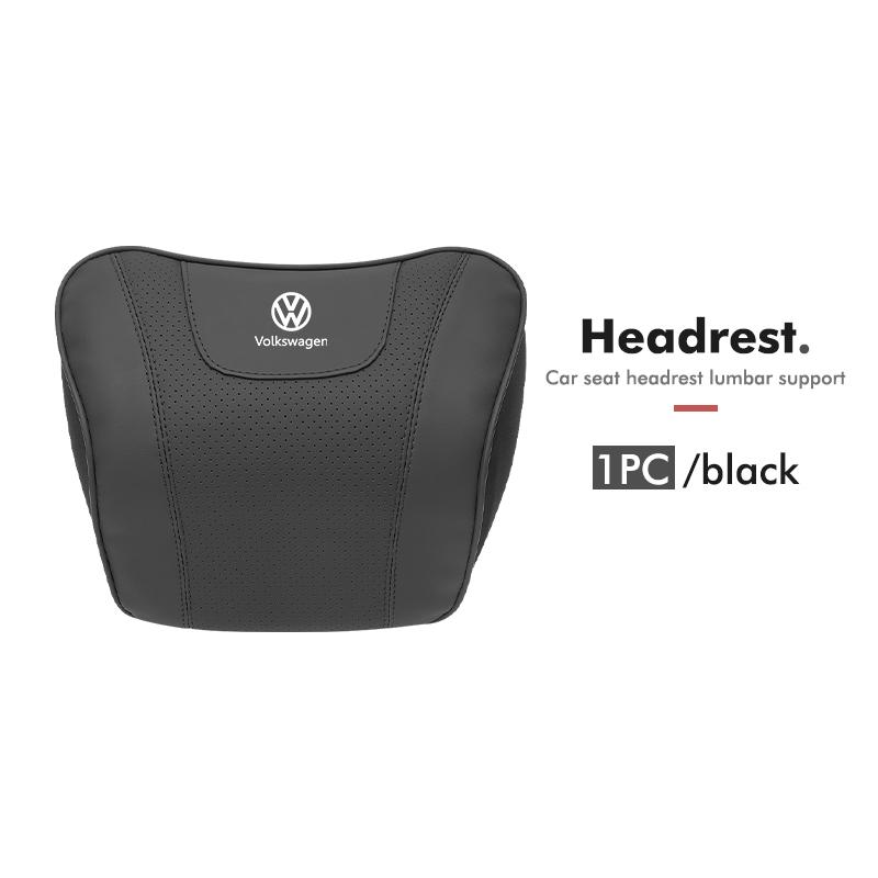 BIG1 Car Headrest Waist Triangle Pillow Memory Foam Cushion Support For Volkswagen VW Polo Jetta Sagitar Magotan Passat B5 B6 B7 CC