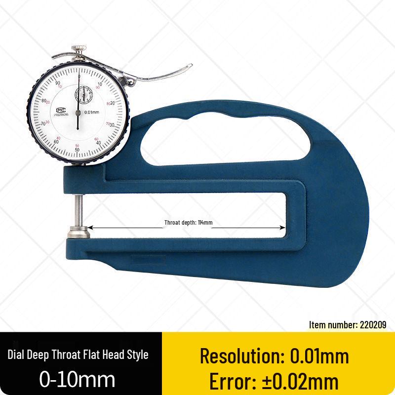 Высокоточный цифровой толщиномер-штангенциркуль с микрометрическим дисплеем