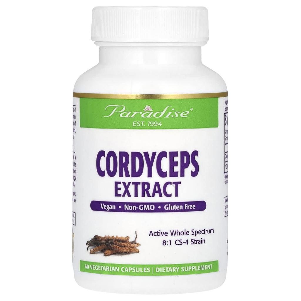 Cordyceps Sinensis Extract, 60 Veggie Capsules (400Mg Per Capsule)