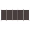 VidaXL Cloison de Séparation 5 Panneaux Séparateur de Pièce Pliable Diviseur Écran d'Intimité Paravent Décoration Salon 350267