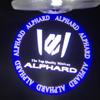 Ltsplay 20 Серия Alphard Подсветка двери автомобиля с LED логотипом, Подсветка двери с углом, Комплект из 2 шт. для Alphard 30 Серии,