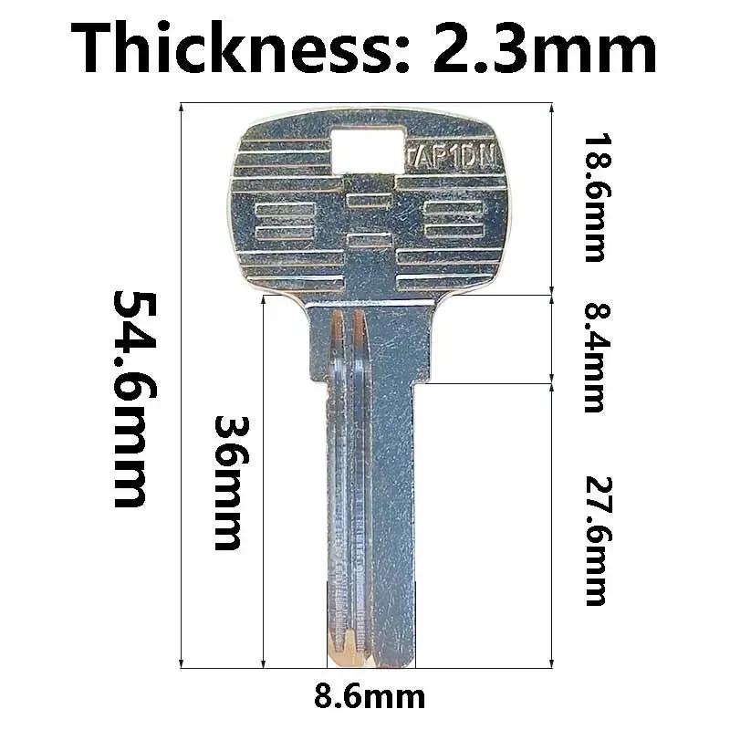 5-100 Pcs AP-1D APE2 APK2R X Hi-Rel Key Blank Empty Locksmith Tool Uncut Copper for Door Lock Home House