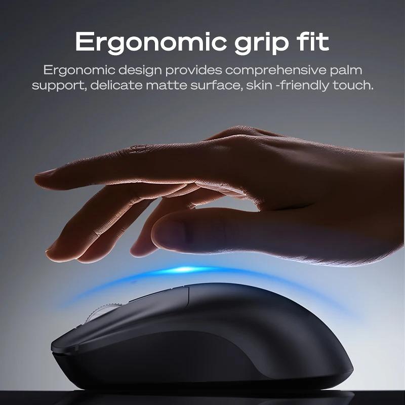 Оригинальная беспроводная мышь Meizu MBlue M205 с двумя режимами Bluetooth и USB, кнопка отключения звука 1200 точек на дюйм, подходит для ноутбуков MacBook Windows, черная