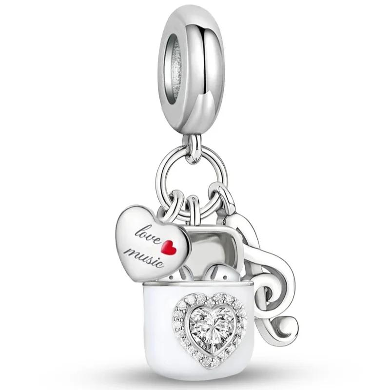 Медь Панда Воздушный шар Бабочка Клубника Сделай сам Шармы Бусины Изготовление ожерелья Подарок Высококачественная Изысканная Ювелирия