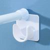 2 Pcs Curtain Rod Holder No Drilling Wall Adhesive Great Stickiness Anti-slip Great Load Bearing Bathroom