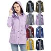 Autumn and Winter Detachable Hooded Windbreaker Women's Women's Plus Size Women's Jacket Windbreaker
