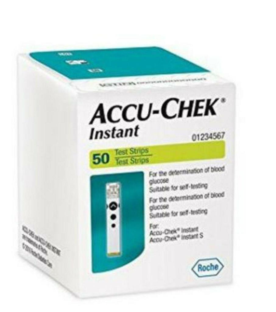Accu-Chek INSTANT 50 TEST STRIPS MADE IN USA