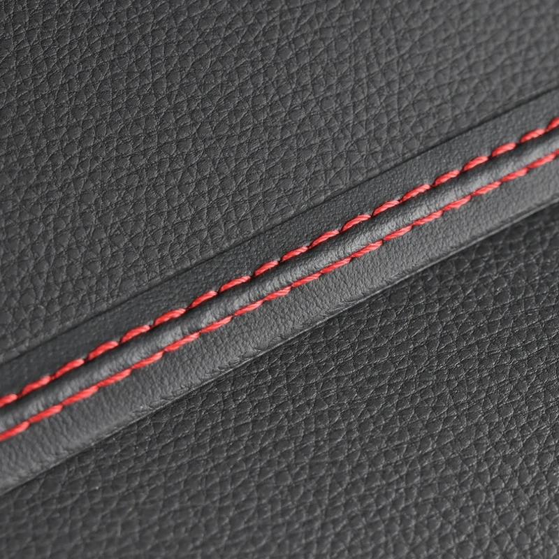 0.5/2m Car Interior PU Leather Decoration Line Self-adhesive Moulding Trim Dashboard Decorative Line DIY Red Braid Strip