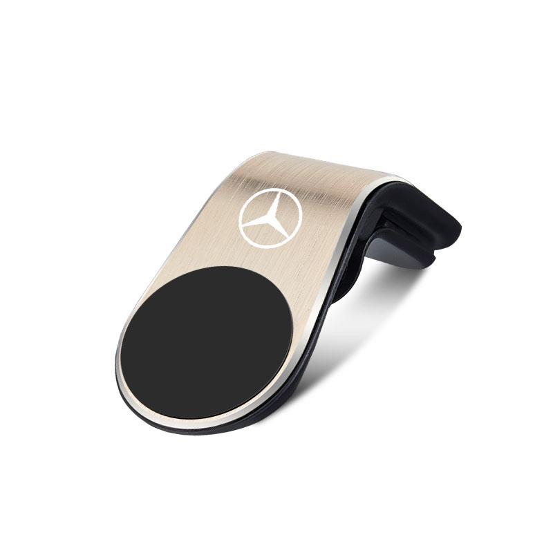 New 1Pcs Magnetic Car Emblem Phone Holder 360 Rotation Bracket For Mercedes-Benz B-Class W245 W246 W247