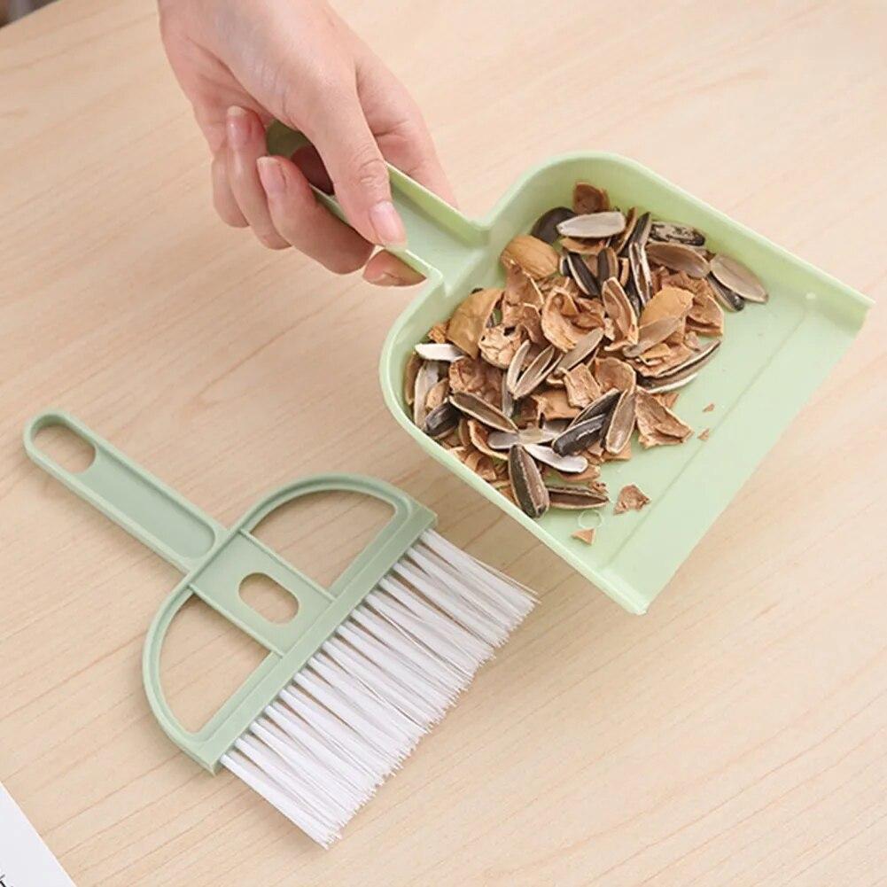 Мини-щетка для чистки, маленькая метла, набор совков, настольная подметальная машина, лопата для чистки мусора, бытовые инструменты для чистки стола