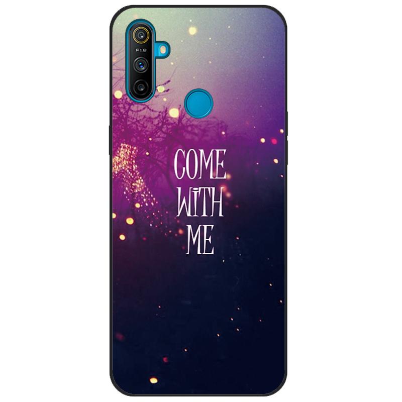 Чехол-бампер для Realme C3, мягкий силикон TPU, задняя крышка с рисунком, для OPPO Realme C3 RMX2020 C 3 RealmeC3, мультяшный чехол для телефона Funda